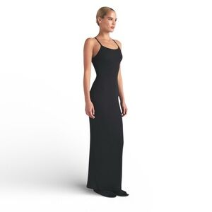 SKIMS COTTON RIB LONG CAMI DRESS Size XS NWT